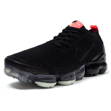 NIKE AIR VAPORMAX FLYKNIT 3 BLACK/BLACK/FLASH CRIMSON AJ6900-023画像