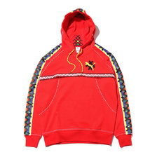 PUMA &times; JAHNKOY HOODIE HIGH RISK RED 596680-47画像