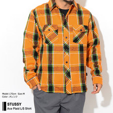 STUSSY Ace Plaid L/S Shirt 1110061画像
