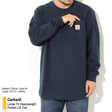 Carhartt Loose Fit Heavyweight Pocket L/S Tee K126画像