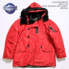 Buzz Rickson's RED N-3B "BUZZ RICKSON MFG.CORP." BR14448画像