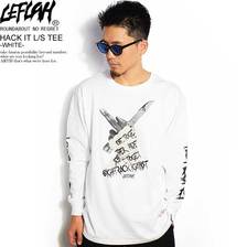 LEFLAH HACK IT L/S TEE -WHITE- LEFLS21-1910AWW画像