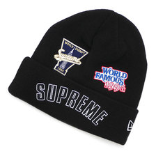 Supreme 19FW New Era Championship Beanie BLACK画像