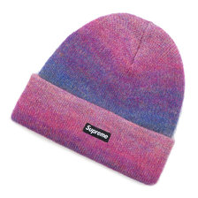 Supreme 19FW Mohair Beanie MIXED PINK画像