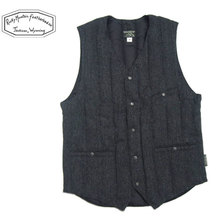 Rocky Mountain Featherbed 200-192-62 HERRINGBONETWEED DOWN GILLET charcoal画像