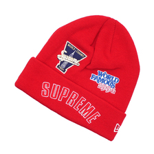 Supreme 19FW New Era Championship Beanie RED画像