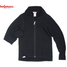 Woolpower #7234 FULL ZIP JACKET 400 black画像