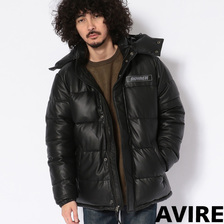 AVIREX LEATHER DOWN JACKET 6191057画像