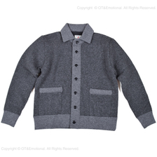 TROPHY CLOTHING SALT&PEPPER BUTTON SWEAT JACKE TR19AW-204画像