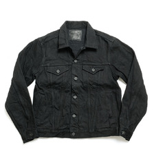 ONI DENIM 20oz 鬼秘(ONI Secret) Denim Dark Indigo x Black 3rd Type Denim Jacket ONI-02527PZR画像