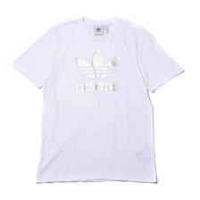adidas TREFOIL TEE WHITE GH7778画像