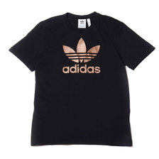 adidas TREFOIL TEE BLACK GH7777画像