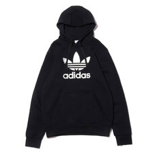 adidas TREFOIL FOIL HOODIE SILVER MET GH7774画像