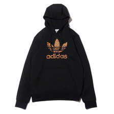 adidas LEPO TREFOIL HOODIE BLACK GH7810画像