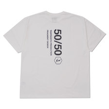 TIGHTBOOTH &times; Fragment Design 50-50 T-SHIRT WHITE画像