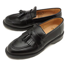 SOLOVAIR TASSEL LOAFER HI-SHINE BLACK 31040画像
