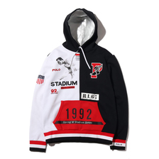 POLO RALPH LAUREN LSPOHOODM2-LONG SLEEVE-KNIT BLACK MULTI画像