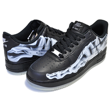 NIKE AIR FORCE 1 '07 SKELETON QS BLACK/BLACK-BLACK BQ7541-001画像
