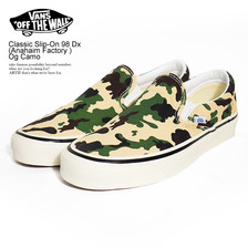 VANS Classic Slip-On 98 Dx (Anahaim Factory ) Og Camo VN0A3JEXVKY画像