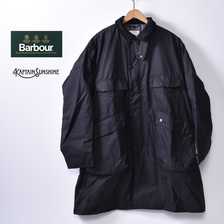 Kaptain Sunshine &times; Barbour Stand Callar Traveller Coat Black画像
