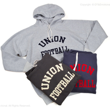 DUBBLE WORKS Lot 83004 RAGLAN SLEEVE SWEAT HOODIE UNION FOOTBALL画像
