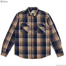 Brixton BOWERY COORS II L/S FLNL (NAVY PLAID) COORS&times;BRIXTON画像