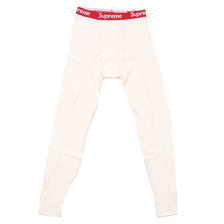 Supreme &times; Hanes 19FW Thermal Pant NATURAL画像