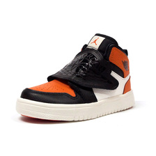 NIKE SKY JORDAN 1 PS "SHATTERED BACKBOARD" BLACK/STARFISH/SAIL BQ7197-008画像