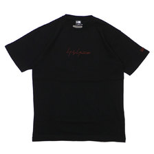 Yohji Yamamoto &times; NEW ERA 19FW S/S Cotton Tee BLACKxBROWN画像