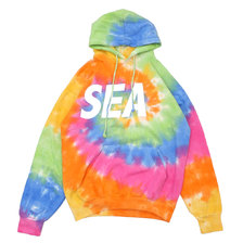 WIND AND SEA TIE-DYE SWEAT PARKA ETERNITY画像