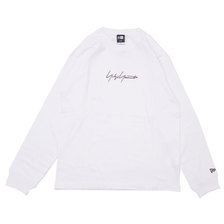 Yohji Yamamoto &times; NEW ERA 19FW L/S Cotton Tee WHITExBROWN画像