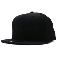 Yohji Yamamoto &times; NEW ERA 19FW YY SIGN 59FIFTY CAP BLACKxBLACK画像