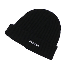 Supreme 19FW Cashmere Beanie BLACK画像