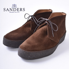 SANDERS 6480 HI TOP CHUKKA MAD GUARD Rubber POLO SNUFF SUEDE画像