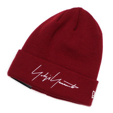 Yohji Yamamoto &times; NEW ERA 19FW Basic Cuff Knit BORDEAUX画像