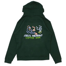 Ron Herman JOEL'S MIDNIGHT COFFEE BAR Neon Logo Hoodie GREEN画像
