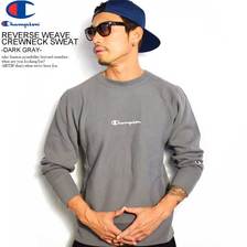 Champion REVERSE WEAVE CREWNECK SWEAT -DARK GRAY- C3-Q016画像