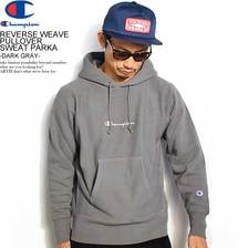 Champion REVERSE WEAVE PULLOVER SWEAT PARKA -DARK GRAY- C3-Q116画像