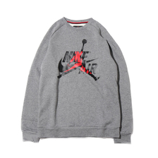 NIKE M J JUMPMAN CLASSICS CREW CARBON HEATHER/BLACK BV6006-091画像