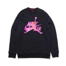 NIKE M J JUMPMAN CLASSICS CREW BLACK/VIVID PURPLE/TOTAL ORANGE BV6006-011画像