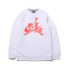 NIKE M J JUMPMAN CLASSICS CREW WHITE/INFRARED 23/INFRARED 23 BV6006-100画像