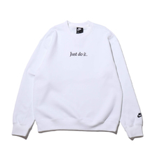 NIKE AS M NSW JDI CRW FLC HWYWT WHITE/BLACK CD0415-100画像