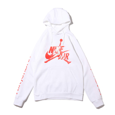 NIKE M J JUMPMAN CLASSICS FLC PO WHITE/INFRARED 23/INFRARED 23 BV6010-100画像