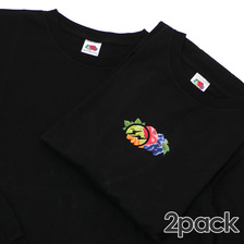 Fragment Design &times; Fruit of the Loom 2P LS TEE BLACK画像