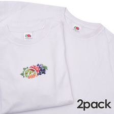 Fragment Design &times; Fruit of the Loom 2P LS TEE WHITE画像