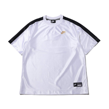 NIKE AS W NSW SS TOP GLM DNK WHITE/BLACK CI9971-100画像