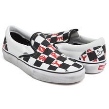 VANS CLASSIC SLIP-ON (VIVIENNE WESTWOOD) CHK / TRWHT VN0A4BV3V9I画像