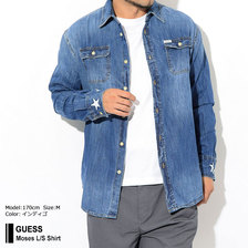 GUESS Moses L/S Shirt M93H33D14LF画像