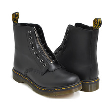 Dr.Martens 1460 PASCAL FRNT ZIP 8EYE BOOT BLACK NAPPA 23863001画像