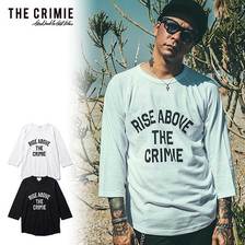CRIMIE RISE ABOVE 7TH SLEEVE T-SHIRT CR01-02L1-TS23画像
